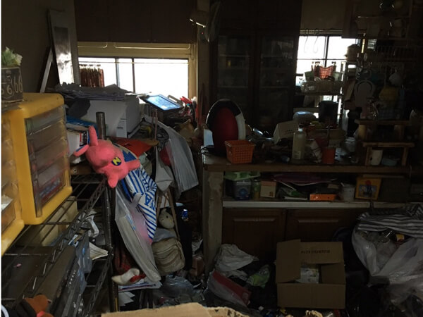 姫路市にて空き家となっている一軒家のゴミ屋敷の片付けに対応いたしました