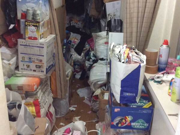 西宮市にて点検直前のゴミ屋敷の片付けを迅速対応いたしました