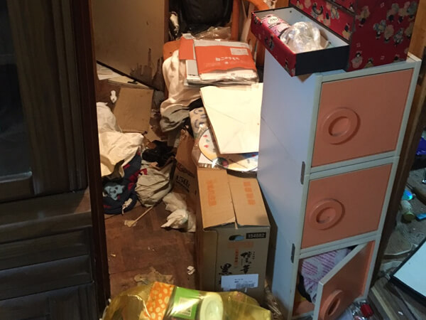 倉敷市にて捨てられずにゴミ屋敷となった実家片付けを承りました