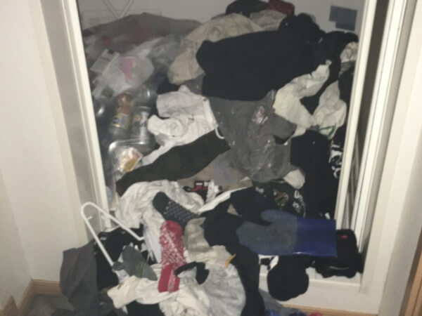 倉敷市にてゴミ屋敷の片付けから掃除まで一度で作業を完了いたしました